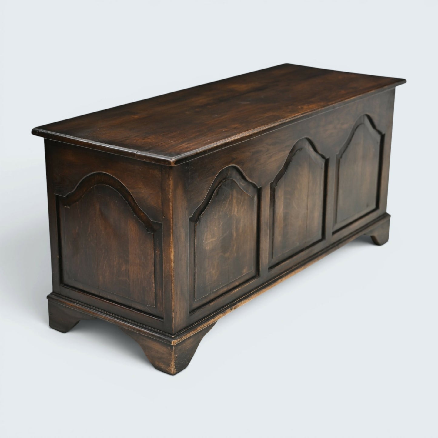 Oak Blanket Box /Chest Coffee Table Jacobean Style Lift Up Top FREE UK Delivery
