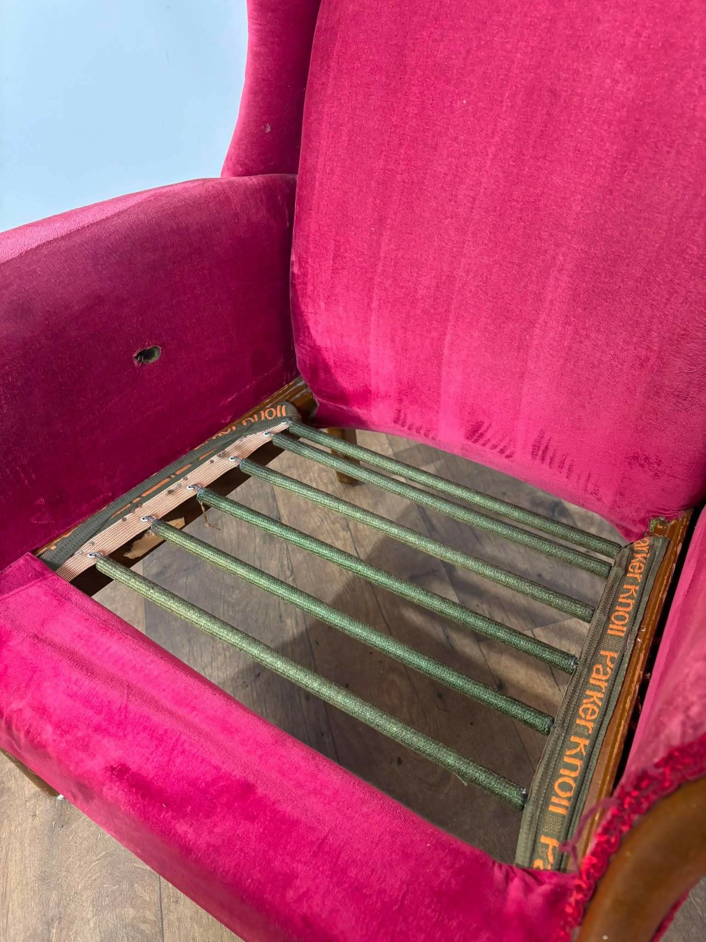 Vintage Parker Knoll Wing Back Chair (For Restoration)