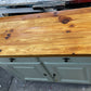 Beautiful Solid Sideboard Sage & Natural Top
