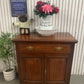Antique Leeds Co-op Mahogany Flip-Top Server / Sideboard - "Our Own Make"