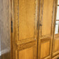 Wardrobe Vintage French Style Oak Five Door Mirrored Carved Armoire LOT 6517