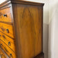 Vintage Walnut Chest On Chest – 8 Drawer Tallboy Chest