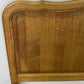 Bed Vintage French Louis Style Oak Double Bed Frame Carved Headboard LOT 6388