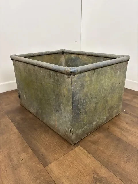 Vintage Galvanised Planter