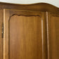 Wardrobe Vintage French Louis Oak Two Door Bedroom Storage Armoire LOT 6523