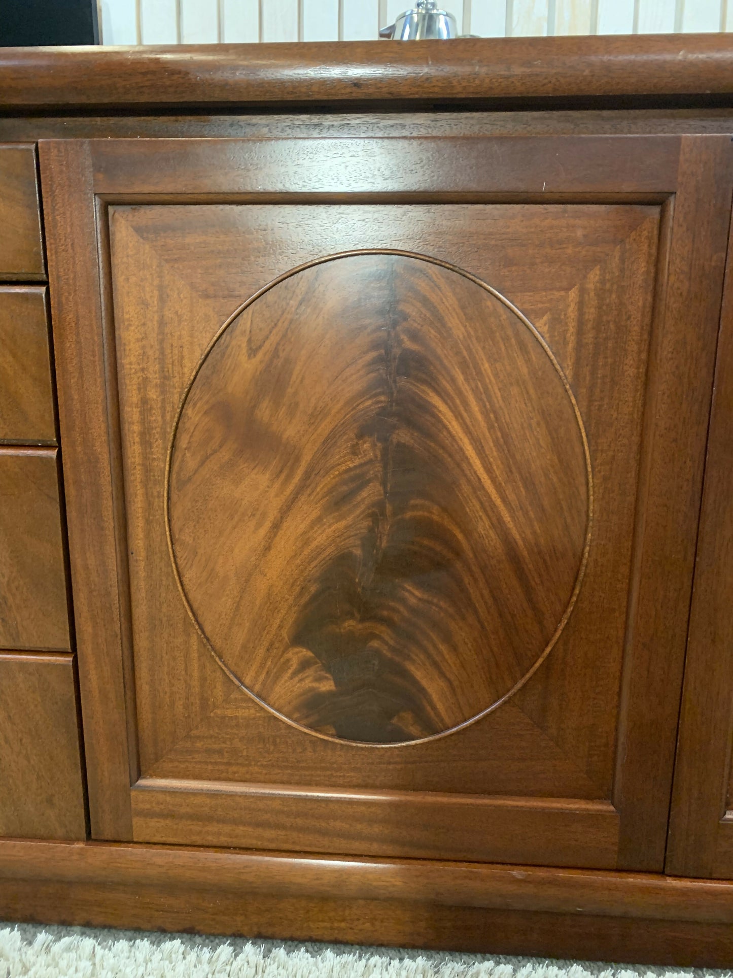 Nathan Furniture Vintage Sideboard Mid Century Wooden Cabinet Drawers Cupboard