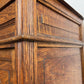 Bedside Table Antique French Style Oak Cabinet Carved Nightstand LOT 6393