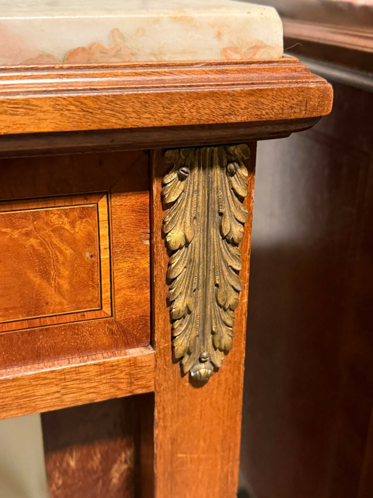 Lovely Pair French Bedside Cabinets