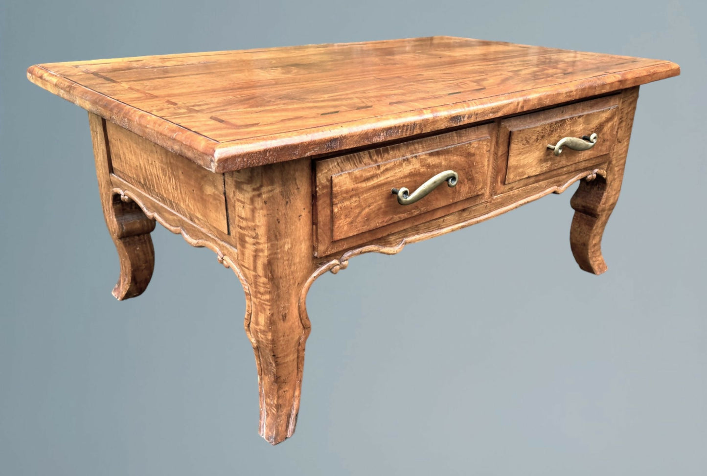 Hardwood Coffee Table Labelled Country Form