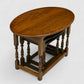Old Charm Oval Nest of Tables in Light Oak Model 1990 VGC FREE UK Delivery. SBR10567/1006E