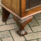 Vintage Mahogany Bookcase Display Cabinet With Adjustable Shelves