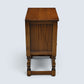 Old Charm Pedestal Cabinet/Side Table Linenfold Doors #1582 FREE UK Delivery*