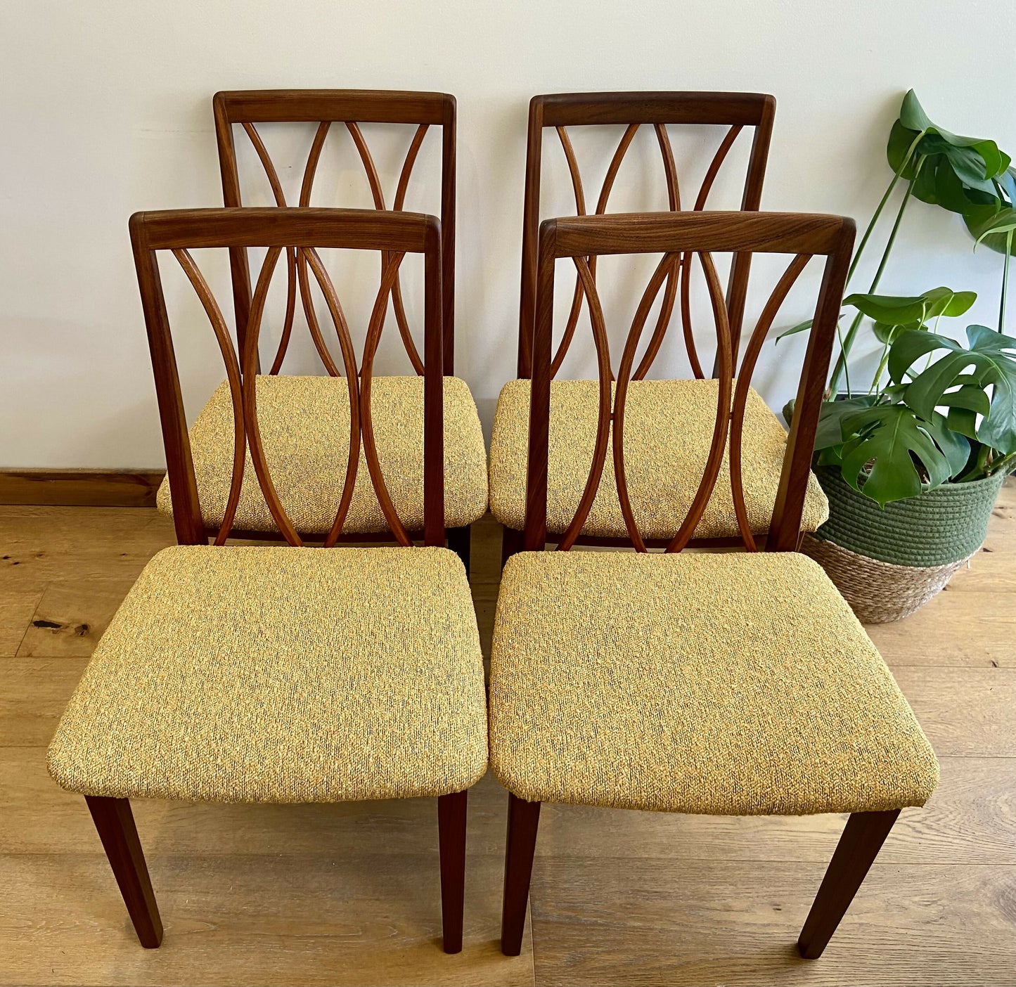 NOW SOLD! G Plan X or Kissing Chairs (4)