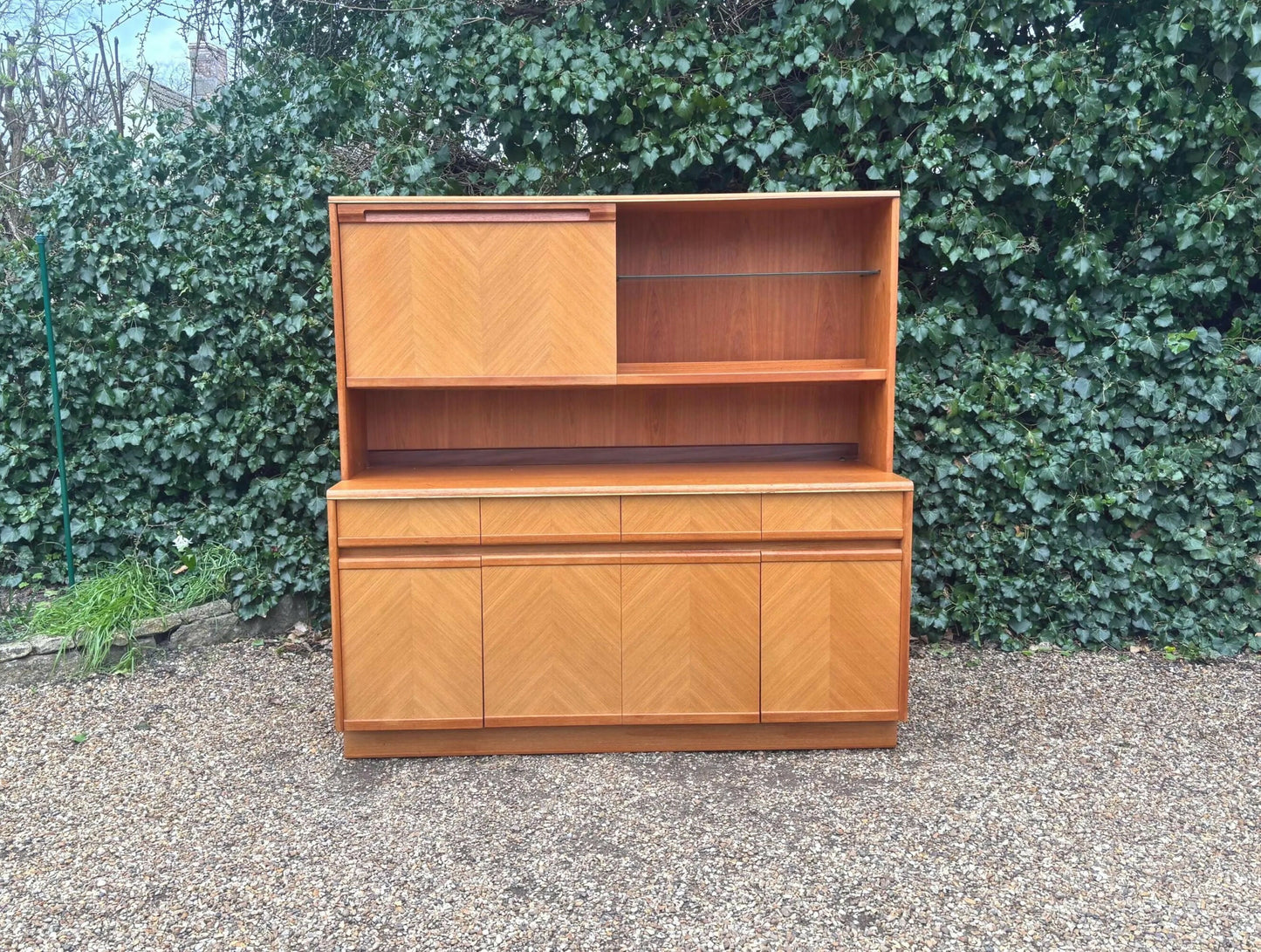 Mid Century G Plan Chevron Sideboard Drinks Cabinet