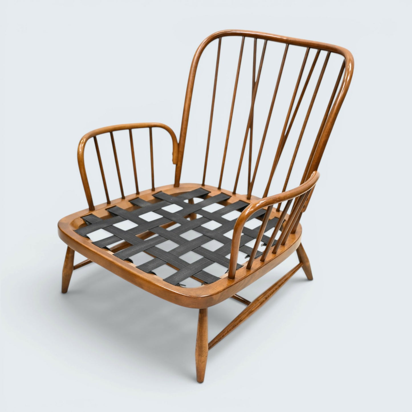 Ercol Jubilee Easy Chair Armchair Golden Dawn Good Webbing VGC FREE UK Delivery
