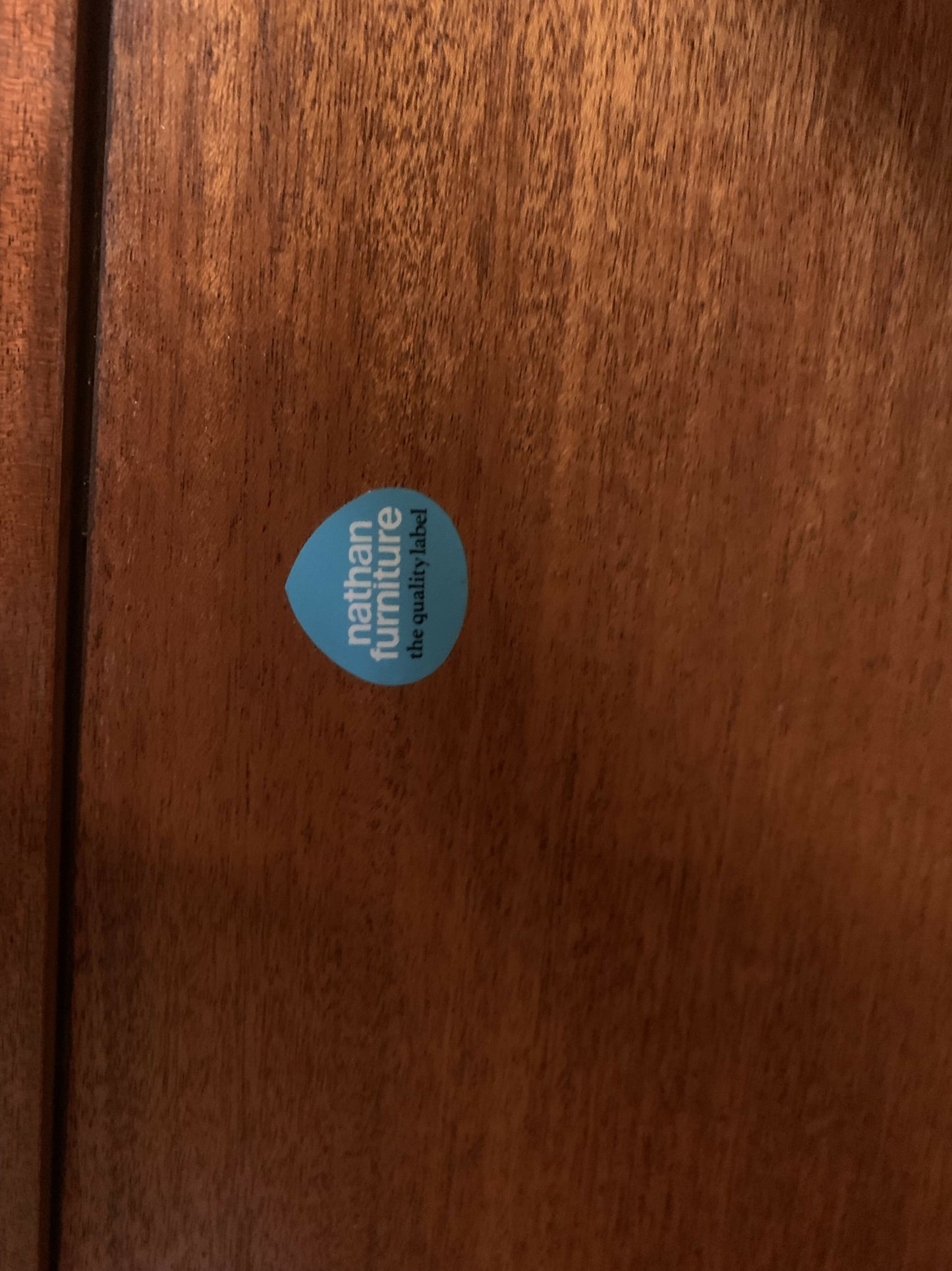 Nathan Furniture Vintage Sideboard Mid Century Wooden Cabinet Drawers Cupboard