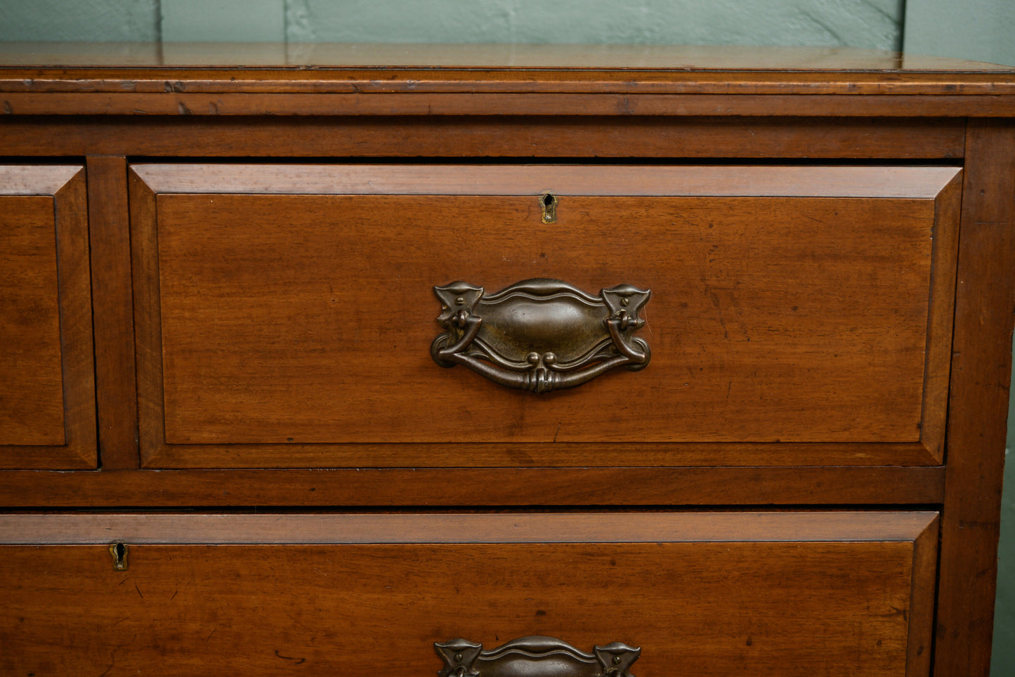 Edwardian Mahogany Chest of Drawers - 2 Over 3