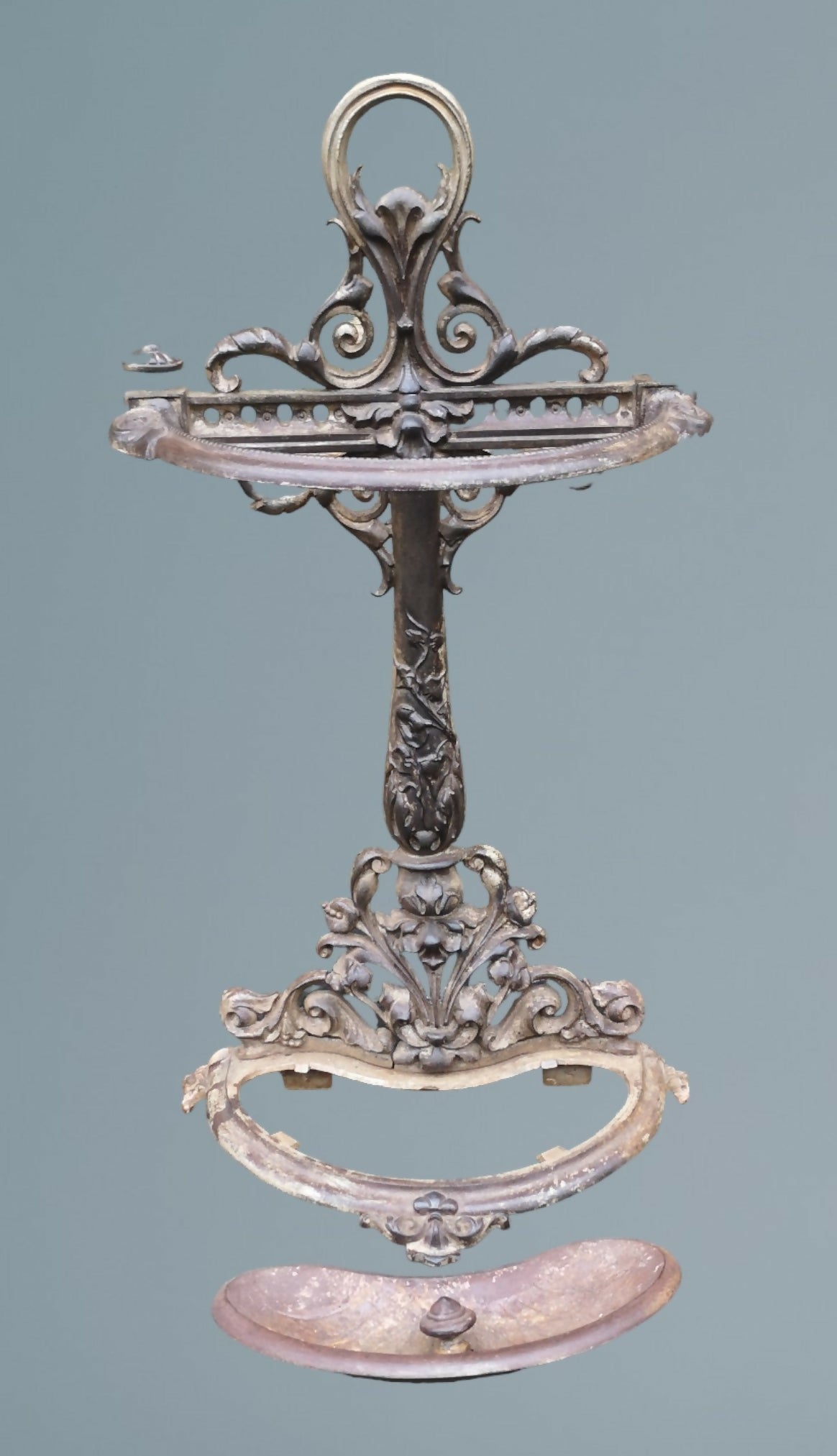 Antique Cast Iron Umbrella Stand / Stick Stand