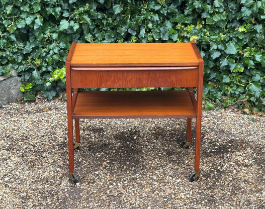 Vintage Danish Mid Century Teak Side Table