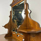 Edwardian Satinwood Inlaid Dressing Table With Swivel Mirror