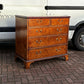 Georgian Walnut Vintage Chest Of Drawers.