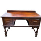 Antique Mahogany 19th C stretcher table desk