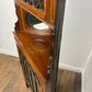Edwardian Mahogany Inlaid Glass Fronted Corner Cabinet