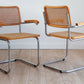 Mid century retro Italian Marcel Breuer Cesca Armchair set of 2