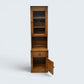 Ercol Narrow Mural Unit Single Width Display Golden Dawn Finish FREE UK Delivery