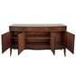 Medium Vintage Strongbow Serpentine Mahogany Sideboard