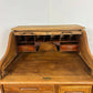 Edwardian Oak Small Roll Top Desk