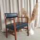 Vintage Mid Century Chair Side Occasional Armchair Scandi Danish Retro R777