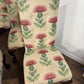 Set Of Six Victorian Style Upholstered Dining Chairs On Claw & Ball Feet