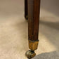 Antique Drop Leaf Table With Drawer Castors Solid Wood Hall Side Table