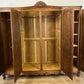Wardrobe Vintage French Louis XVI Style Oak Four Door Carved Armoire LOT 4827