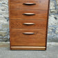 Austinsuite Chest of Drawers: Mid-Century Modern Tallboy Cabinet Teak Six Drawer