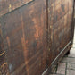 Mahogany Vintage Campaign Secretaire Chest Of Drawers.