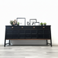 Black Nathan sideboard, cocktail cabinet-MADE TO ORDER