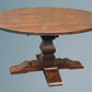 Rustic Circular Dining Table - Seats 6