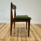 Danish Teak Dining Chairs by Korup Stolefabrik 1960s Mid Century Modern Set of 4 Chairs