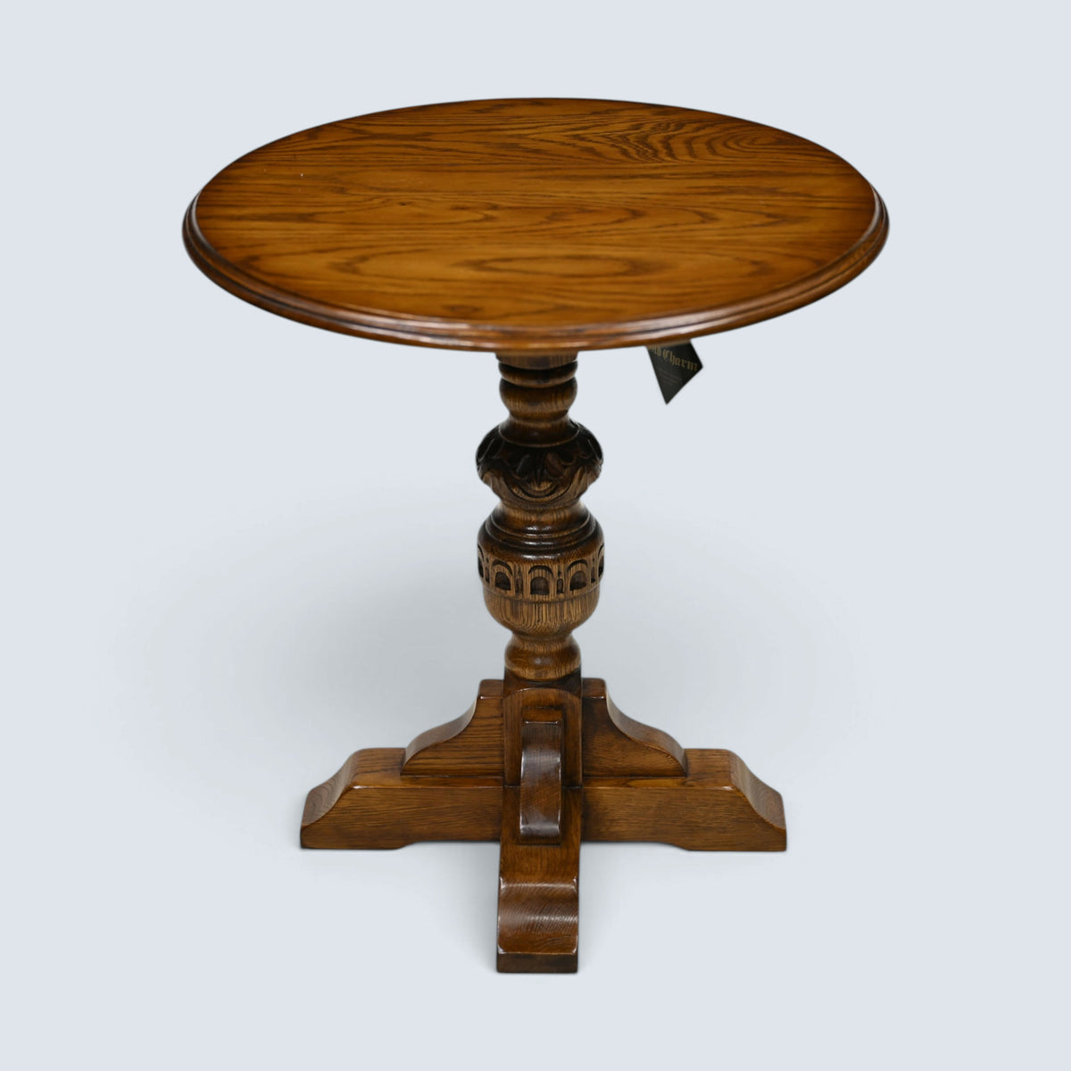 Old Charm Wine/Side Pedestal Table Light Oak Model 2428 FREE Delivery*