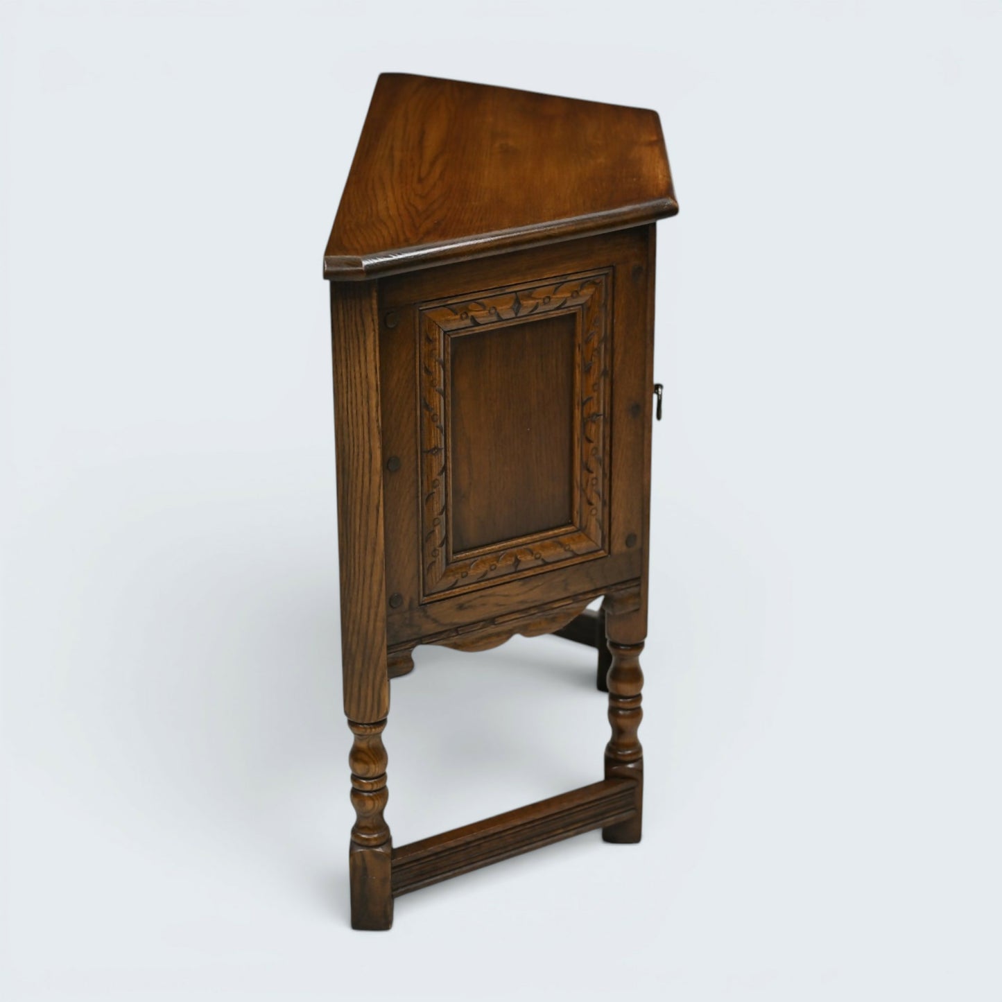 Old Charm Oak Hall Table With Cupboard Light Oak vintage Sideboard FREE Delivery