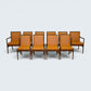 Mid Century Teak Dining Set 10 Alfred Cox Chairs 306cm x 122cm Pedestal Table