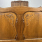 Bed Vintage French Louis XVI Oak Single Bed Frame Carved Headboard LOT 6389