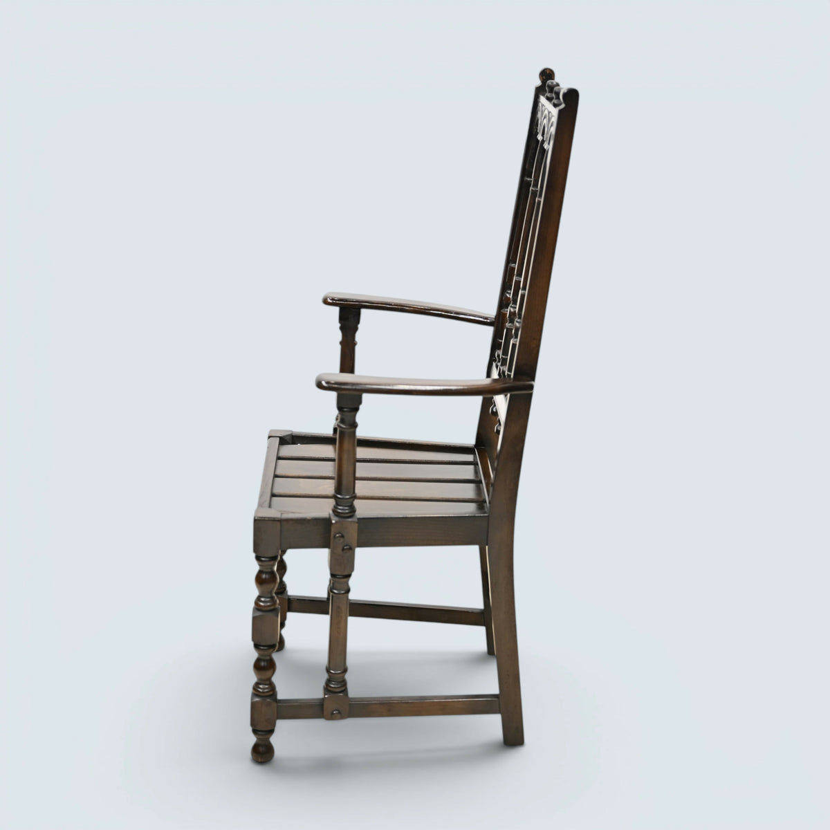 8 Ercol Dining Chairs Including 2 Carvers Yorkshire Range Dark FREE UK Delivery*