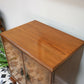 Cocktail Drinks Cabinet in a Queen Anne Style Burr Walnut Veneer Matched Doors