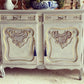 French Grey Vintage Louis XVI Sideboard