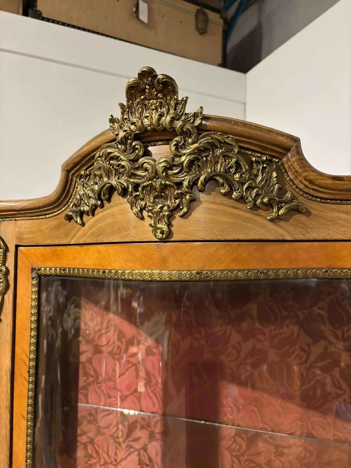 French Vernis Martin Style Vitrine – Louis XVI Revival