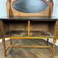 Edwardian Oak Marble Top Washstand