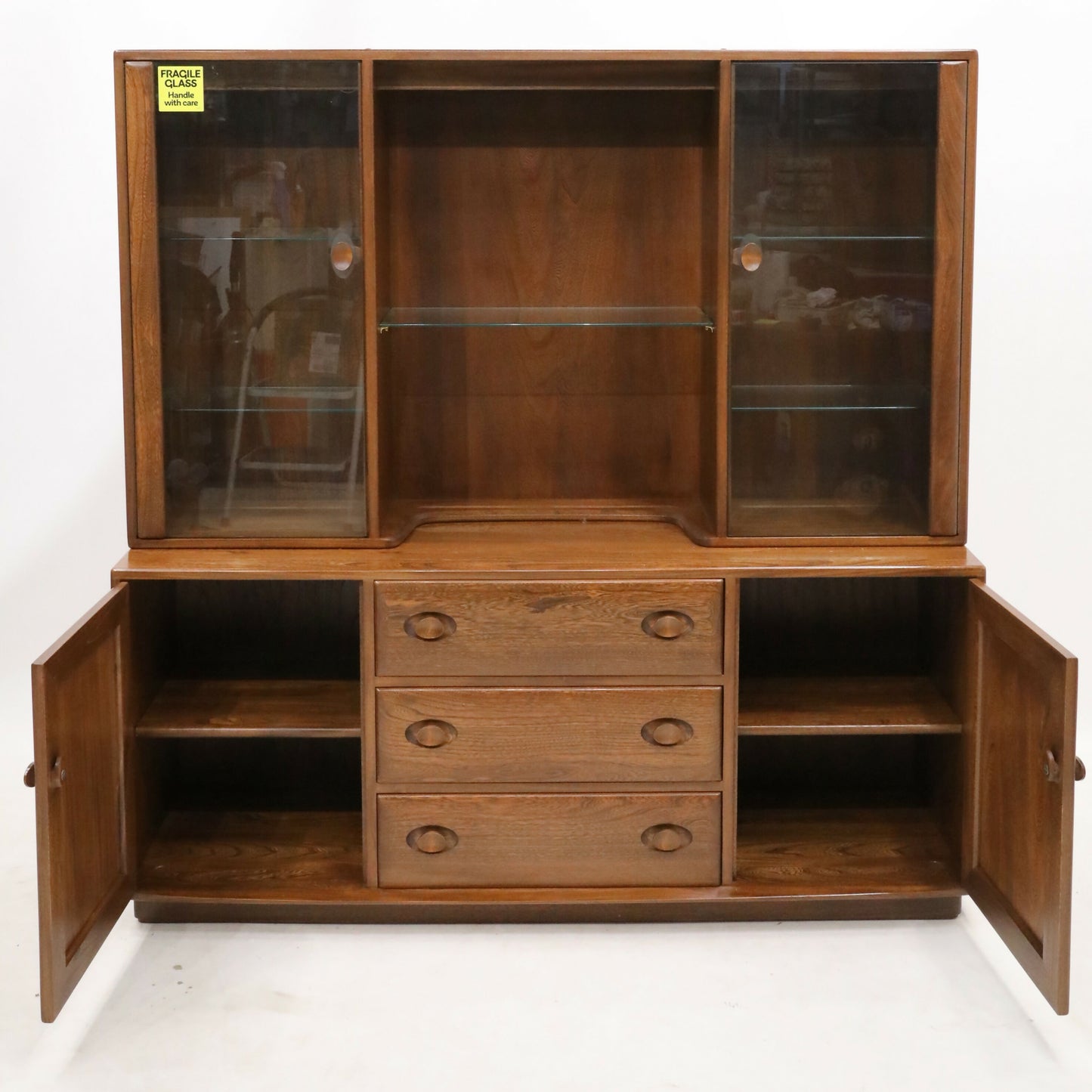 Ercol Windsor Sideboard Display Cabinets Fruitwood Finish FREE UK Delivery*